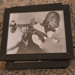 Louie Armstrong Framed Photo 8 X 10